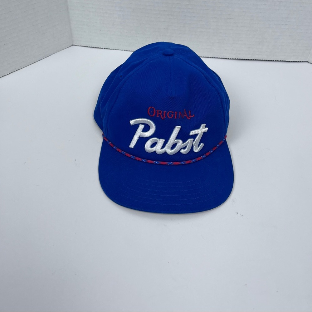 American Needle Men's Pabst Blue Ribbon Blue Adjsutable Snap Back Cap One Size